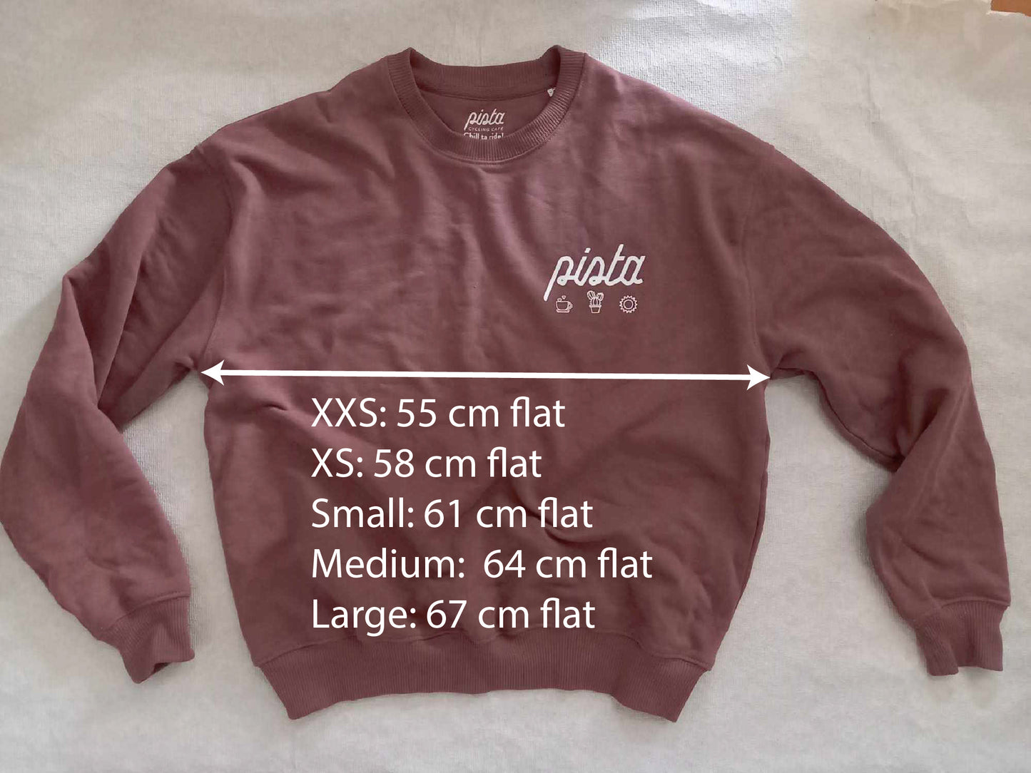 Sweat Pista Vibes rose prune