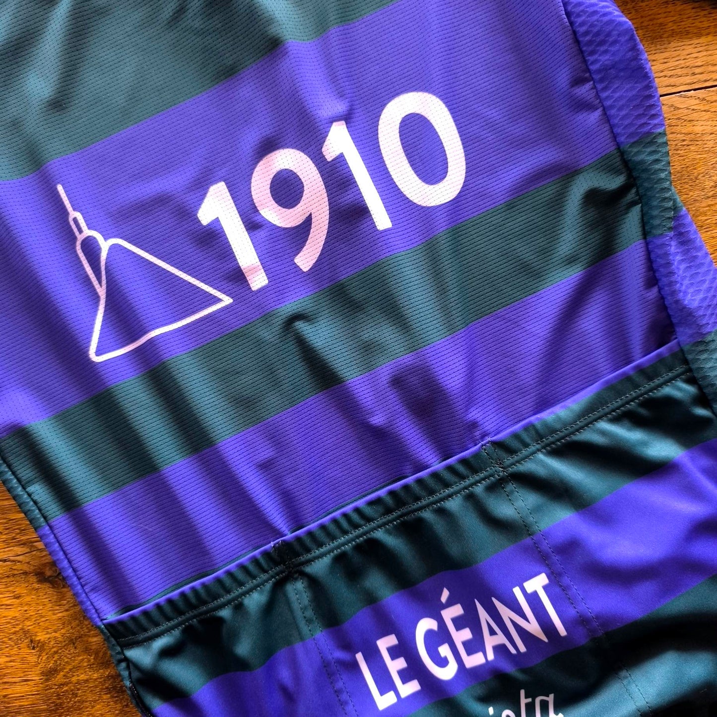 Jersey rayure mont ventoux 1910