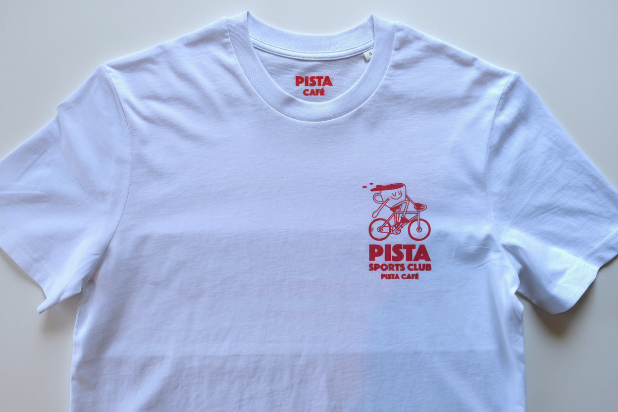 Tee-shirt Food lovers Pista blanc