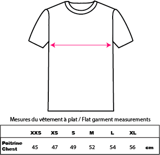 Tee-shirt manches courtes STRIDE noir & blanc