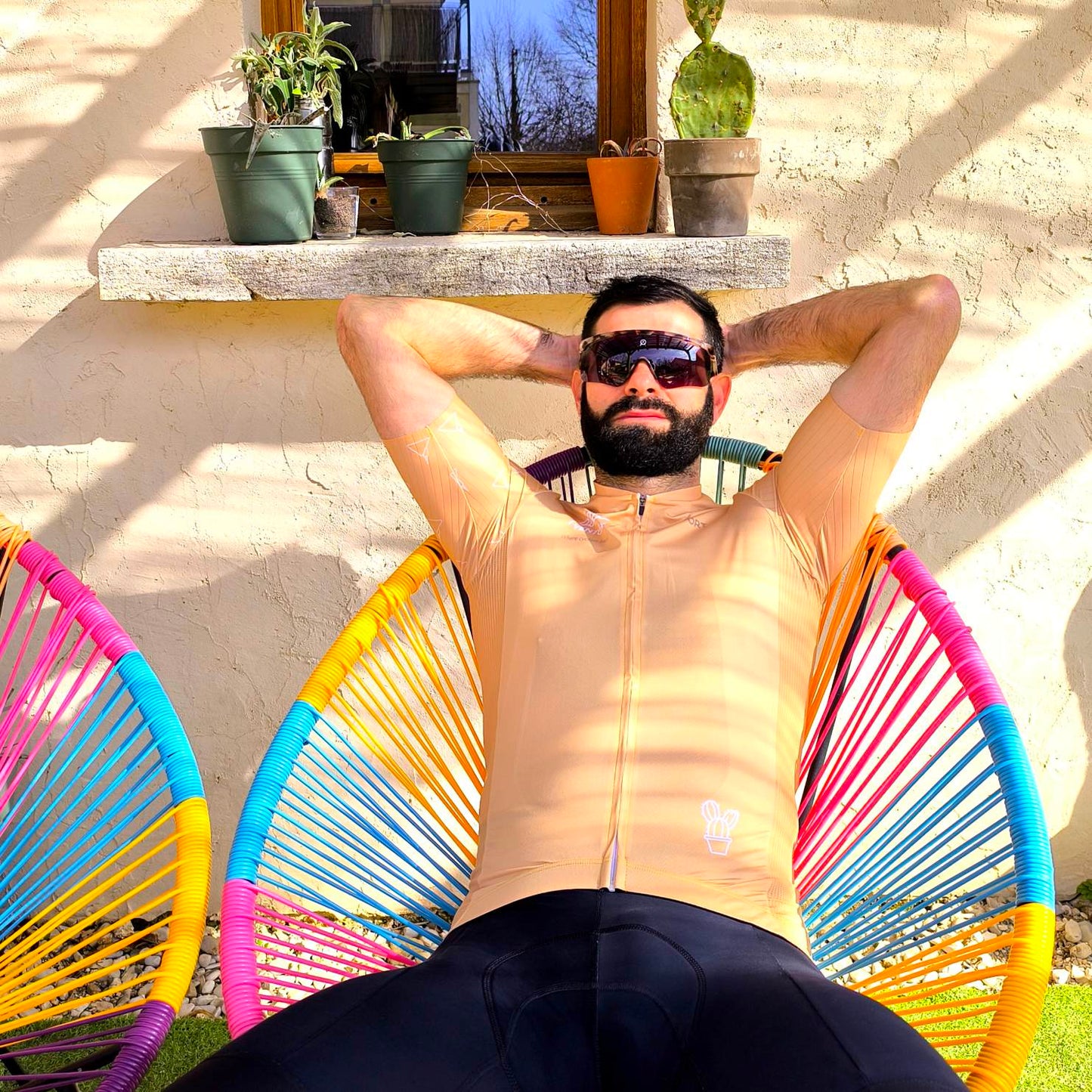 Jersey gold "Thirsty for a climb!"