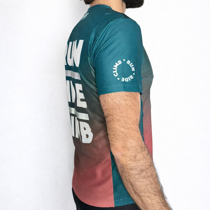 Tee-shirt manches courtes STRIDE vert