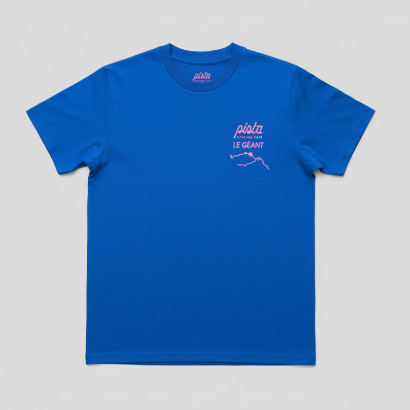 Tee-shirt Fou du Ventoux bleu et rose